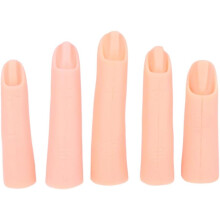Oefenvingers voor nagelkunst, een nepvingermodel voor beginners en professionals.