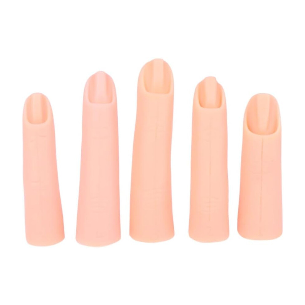 Hkhbjs Nail Art Practice Fingers Tool For Manicure Training False Finger Model For Beginners And Professionals
