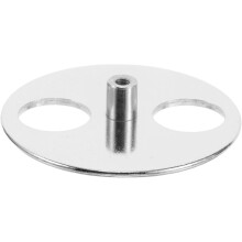 Silberner Metall-Spieluhr-Aufziehmechanismus, Gewinde M3,5, für DIY-Heimprojekte mit künstlerischer Dekoration