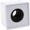2 Pieces Portable Square Cube Shaped Interview Mic Microphone Flag Station Logo Superior Abs Material 3