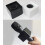 2 Pieces Portable Square Cube Shaped Interview Mic Microphone Flag Station Logo Superior Abs Material 5