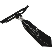 Polyester voorgebonden stropdas voor mannen en vrouwen, elegant accessoire voor bruiloften en feesten, duurzaam en geurloos.