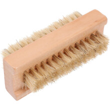 Nagelbürste mit Wildschweinborsten, Holzgriff, praktisches Nagelkunst-Werkzeug, Maniküre- und Pediküre-Werkzeug