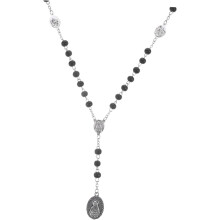 Rosenkranzkette, Perlen-Gebetskette, katholischer religiöser Schmuck für Damen im Vintage-Stil