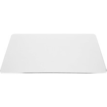 Quadratisches Aluminium-Mauspad, mittelgroß, doppelseitig, tragbare Schreibtischunterlage aus Metall, tragbares Büro-Schreibtischkissen