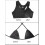 Bra Pads Bikini Pad Bra Inserts Push-up Pad, 3 Colors, Triangle Shape, Black_FC10 2