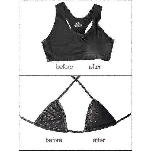 Bra Pads Bikini Pad Bra Inserts Push-up Pad, 3 Colors, Triangle Shape, Black_FC10 1