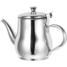 Pot à huile en acier inoxydable, facile à nettoyer et à séparer, avec passoire et couvercle, 370 ml (13 oz).