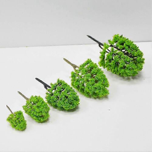 Sand Table Tree Ornament Plastic Building Model with 20Pcs Miniature Trees 1