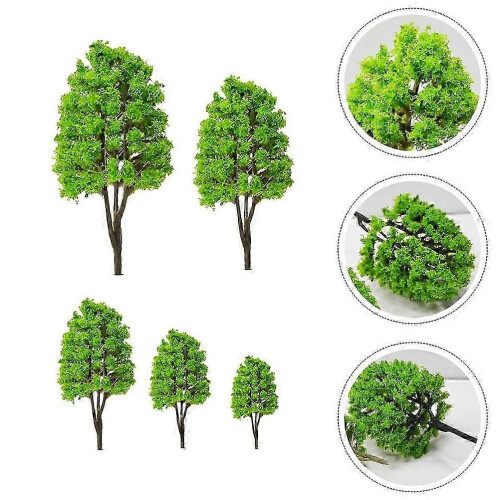 Sand Table Tree Ornament Plastic Building Model with 20Pcs Miniature Trees 2