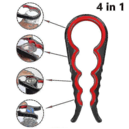 2 Apricoperchi con impugnatura antiscivolo 5 in 1 e 4 in 1 1