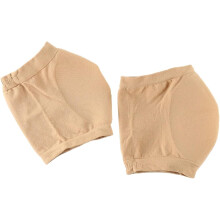 Gel-Fersensocken und Fersenschoner, feuchtigkeitsspendende Ärmel, Größe L, hautfarben, stoßdämpfend