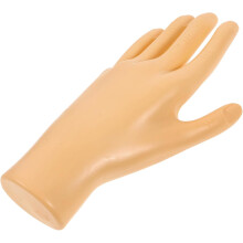 Main artificielle pour la pratique des ongles, modèle de main simulée en caoutchouc pour l'entraînement à la manucure.