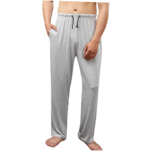 Pantalon de pyjama ample pour homme, en modal, décontracté, idéal pour dormir à la maison, taille 5XL, gris, style assorti.