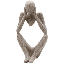 Schreibtischdekoration, Denkerstatue aus Sandsteinharz, einzigartige Verarbeitung