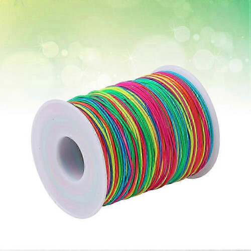 String Rope Round Thread for Jewelry Making 3Pcs 100M Colorful Elastic 2