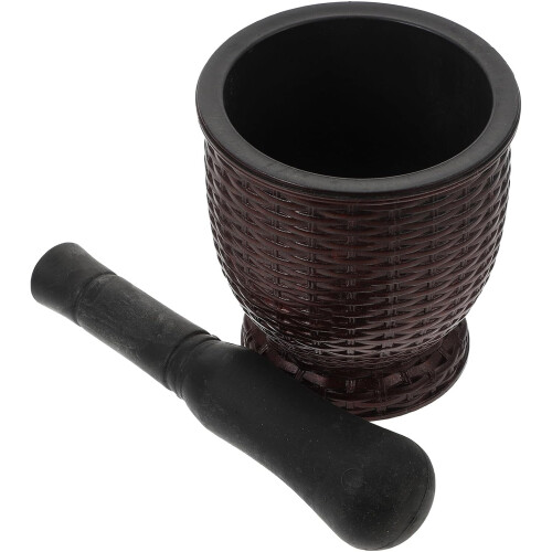 Multi-Function Garlic Crush Pot Pestle Plastic Ergonomic Pestle Design Crusher for Garlic Kitchen Tool