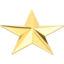 Medal Star Zinklegierung Praktisches, verschleißfestes Pentagramm mit realistischem Aussehen