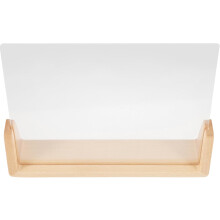 Bilderrahmen aus Holz mit Bodenladefunktion und verbreiterter Basis