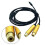 Cable conector de audio y vídeo AV con doble RCA hembra a USB tipo C. 5