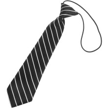Stilvolle Jungenkrawatte mit zeitlosem Streifenmuster – das perfekte Accessoire für Hochzeiten, Feste und Freizeit.