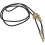 Vintage Χάλκινο Wolf Bolo Tie Neck Αλυσίδα Κολιέ Western Διακόσμηση για Άνδρες και Γυναίκες 1