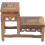 Support en bois pour café, porte-bonsaï, base artisanale, structure robuste, points d'appui stables 1