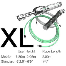 (Extra Large) Weighted Jump Rope for High-Speed Skipping Workout Fitness