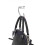 Bag Holder Foldable Handbag Hook cat Shaped (Silver point and White) 3