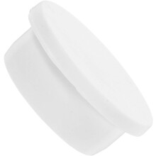 PVC-Rohrendkappe aus robustem PVC für Entwässerungssysteme und Stahlrohre.