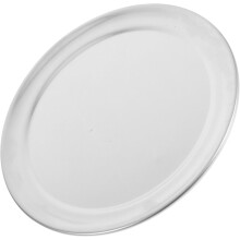 Plaque à pizza en acier inoxydable de 23 cm (9 pouces) de diamètre, épaisse et antiadhésive, idéale pour la cuisson et le service des aliments.
