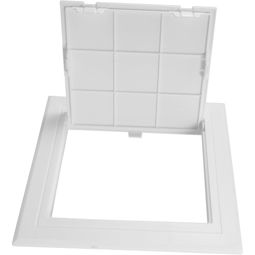 White Abs Access Door Panel for Drywall Bathroom Access Panel Moisture Resistant Versatile Use Sturdy Plastic