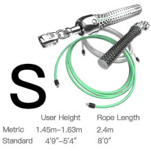 (Small) Weighted Jump Rope for High-Speed Skipping Workout Fitness