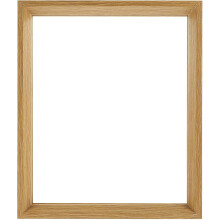 Bilderrahmen mit gepressten Blumen, schlichter Stil, Acryl-Holz, doppelseitiger Bilderrahmen