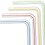 500pcs Plastic Drinking Straws 8 Inches Long Multi-colored Striped Bedable Walkbee 4