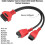 For CHRYSLER 12+8 Adapter Cable Autel MaxiSys Pro MS908P MS906 MK908P 5