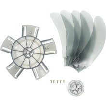 Lot de 5 pales de rechange en plastique pour ventilateur sur pied, design à cinq pales, pales épaisses et puissantes