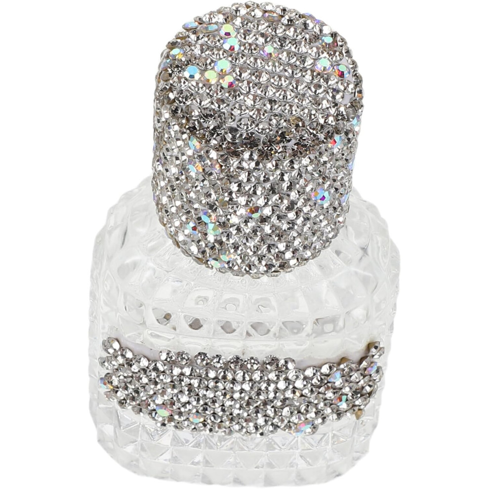 Hkhbjs Diamond Encrusted Portable Mini Spray Perfume Bottle Refillable Empty Glass