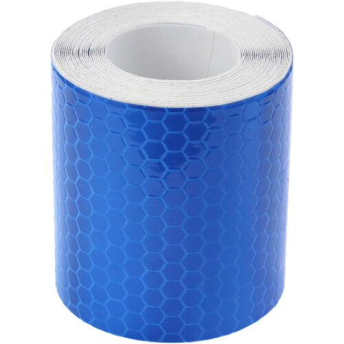 Reflective Tape Blue Pvc with Strong Adhesive Backing Hexagonal Honeycomb