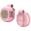 (Pink) Mini Waist Clip Fan Pink - 360 Adjustable Portable Personal Cooling 1