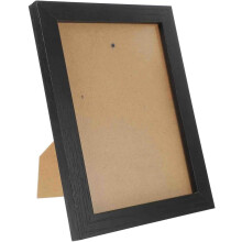Rustikaler Bilderrahmen, stehend, aus Glas und Holz, Dekoration, langlebig
