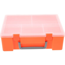 Aufbewahrungsbox mit Fächern, rechteckige Organizer-Box aus Kunststoff