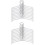 Heavy Duty Hangers Plastic Coat Hangers for Storage Use 24Pcs 2