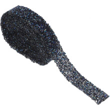 Varmsmeltende selvklebende rhinestones bling bånd glitrende tilbake selvklebende harpiks diamantbånd