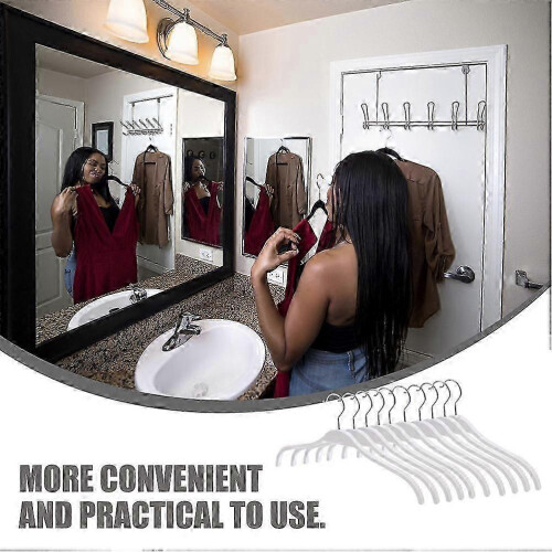 Heavy Duty Hangers Plastic Coat Hangers for Storage Use 24Pcs 2