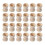 24pcs Wooden Egg Holders Egg Cups Egg Storage Holders Easter Egg Cups For Home 2
