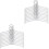 Heavy Duty Hangers Plastic Coat Hangers for Storage Use 24Pcs 5