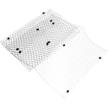 Rollo de tela de tul de malla con puntos negros para vestidos de mujer DIY Material de malla de terciopelo delicado con puntos adecuado