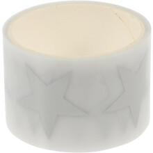 Reflektierende Bügelbilder mit silbernem Sternenmuster, 3 cm, zum Selberbügeln für Kleidung, Bastelarbeiten und Dekorationen