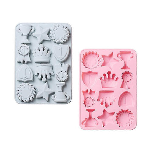 Crown Silicone Mold for Cake Border Decoration 6Pcs DIY Kitchen Tool 1